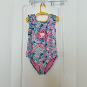 Breaking Waves Girls Mermaid Swimsuit